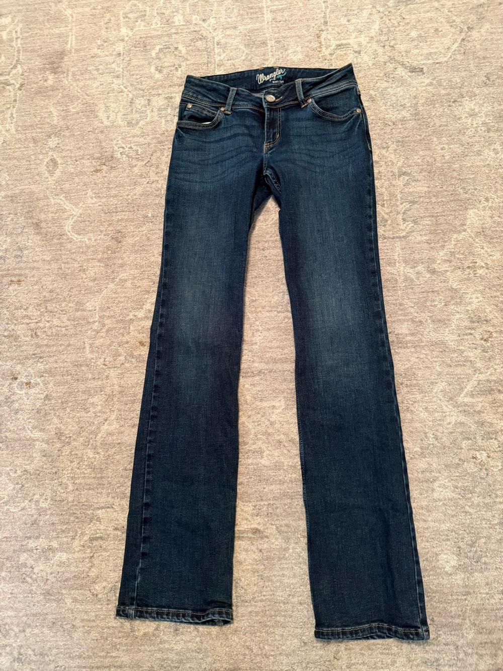 Wrangler Women's Dark Indigo Bootcut Jeans 26 x 33